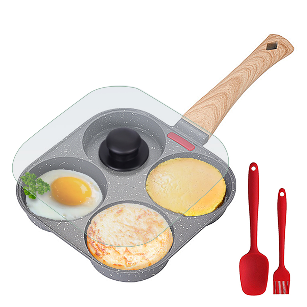 Non Stick 4-Cup Egg Frying Pan - Mini Pancake Griddle review and price