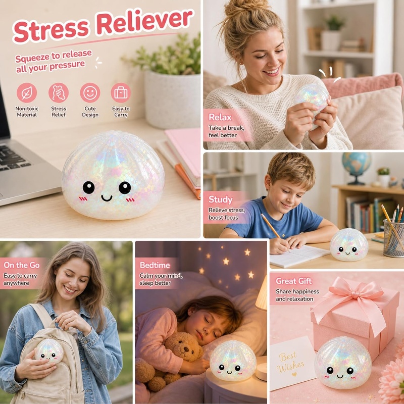 Glitter Bao Bun Squeeze Toy Ka - Bao Steamer Bamboo review and price
