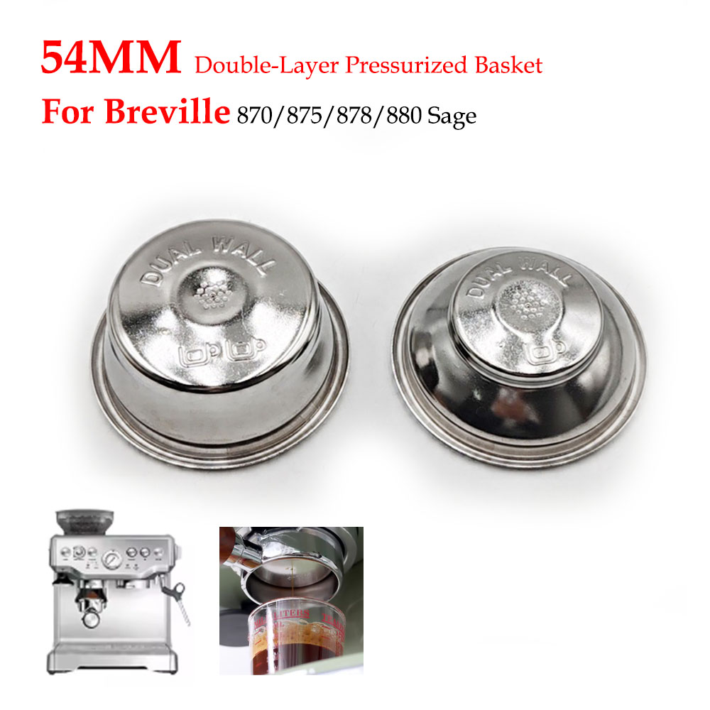 54mm Dual-Layer Pressurized Fi - Breville Espresso Bes870 review and price