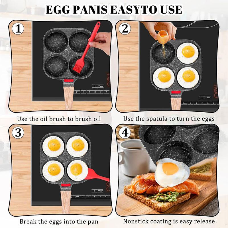 Deepened Egg Frying Pan with L - Mini Pancake Griddle review and price