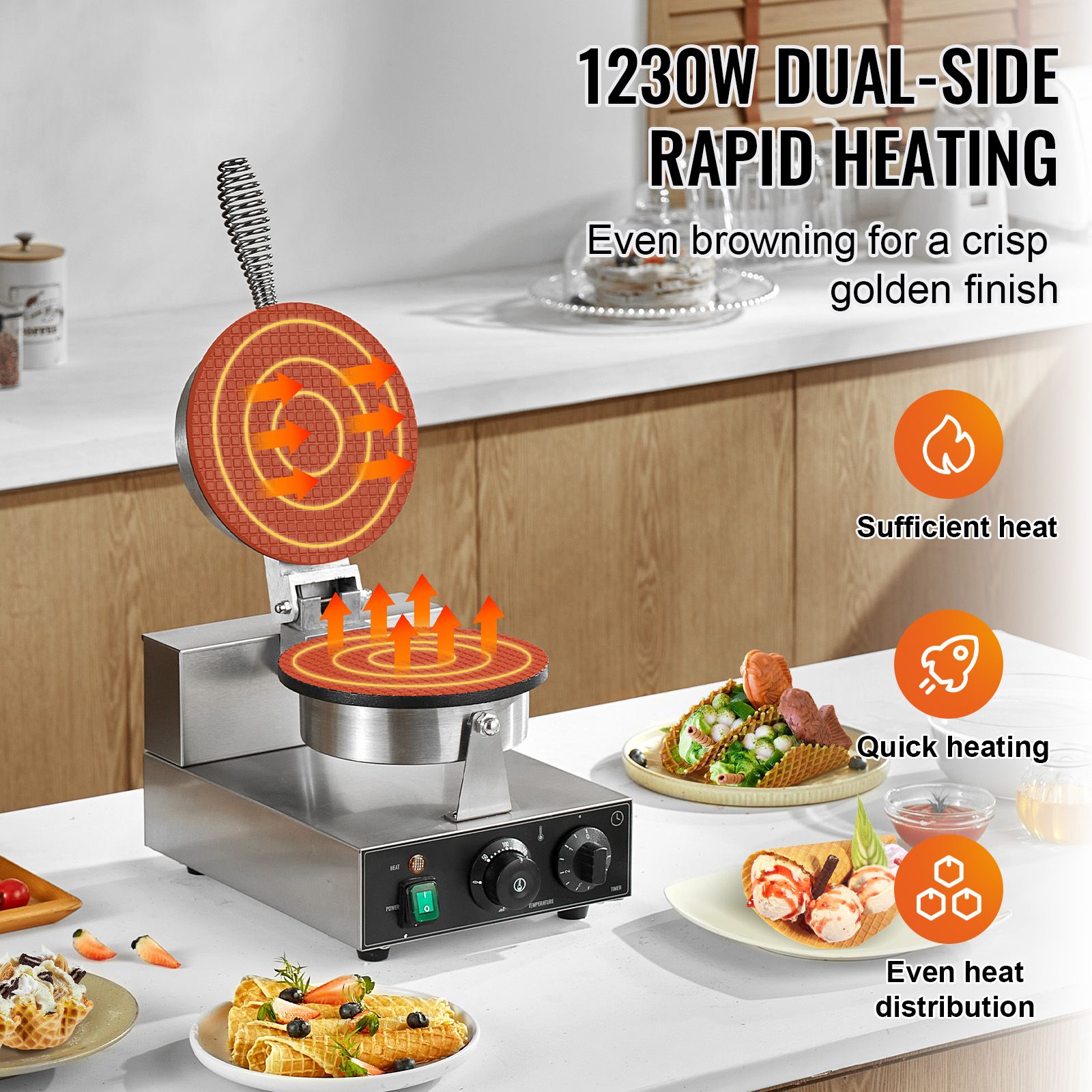 Electric Ice Cream Cone Maker, - Waffle Cone Maker review and price
